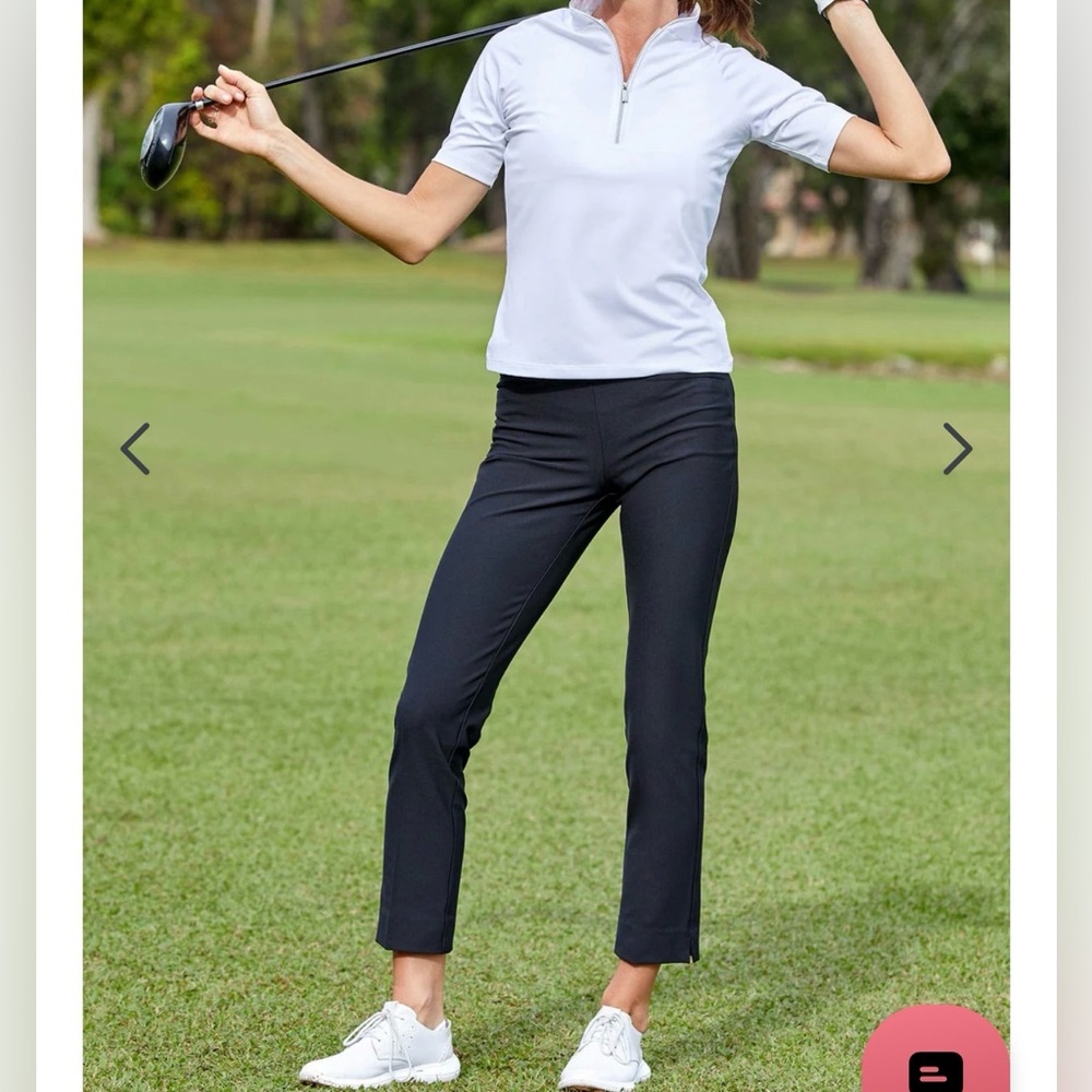 Lija Women's Black Golf Trousers